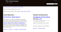 Desktop Screenshot of hyperlogos.org